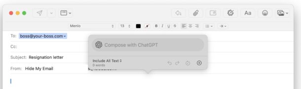How to compose new emails with Apple Intelligence