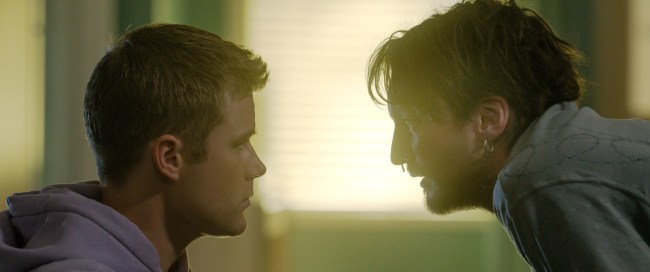 (Left to right): Owen Patrick Joyner and Richard Harmon in 'Final Destination Bloodlines'