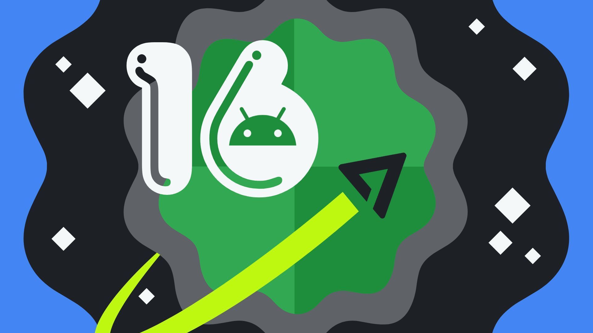 The Android 16 logo