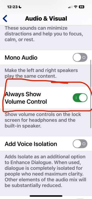 How to enable the Volume Slider on iPhone Lock Screen