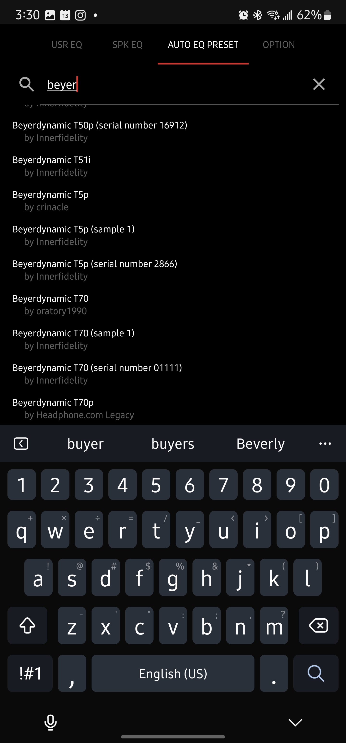 Qudelix-5K companion app