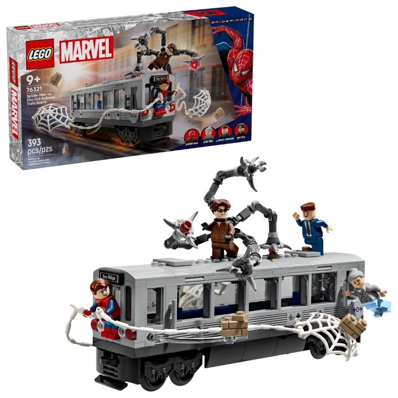 Spider-Man 2 Train Sequence LEGO Set