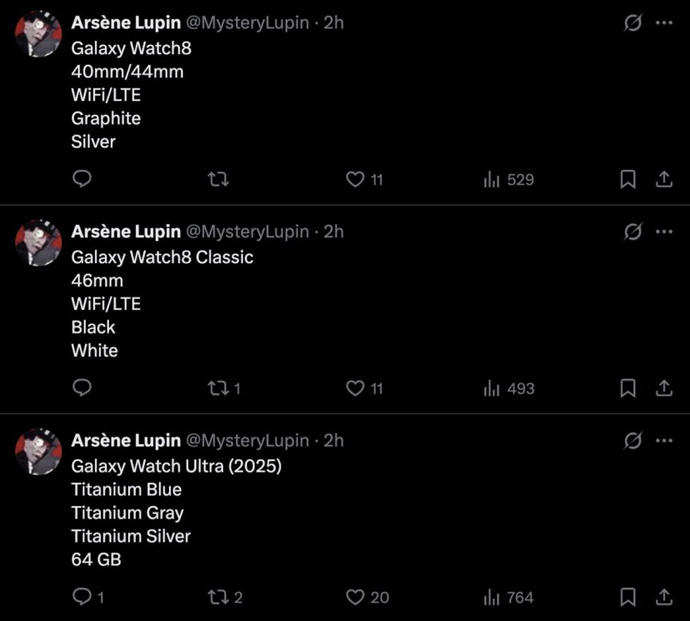 Galaxy Watch 8 Leak