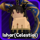 Ishar (Celestial) unit from the Anime Fantasy: RE Roblox experience.