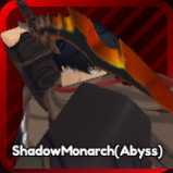 ShadowMonarch (Abyss) unit from the Anime Fantasy: RE Roblox experience.