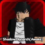 ShadowMonarch (Awake) unit from the Anime Fantasy: RE Roblox experience.