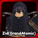 Zid (GrandAtomic) unit from the Anime Fantasy: RE Roblox experience.