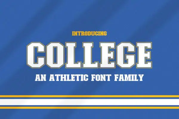 College Font Family - Best College Fonts