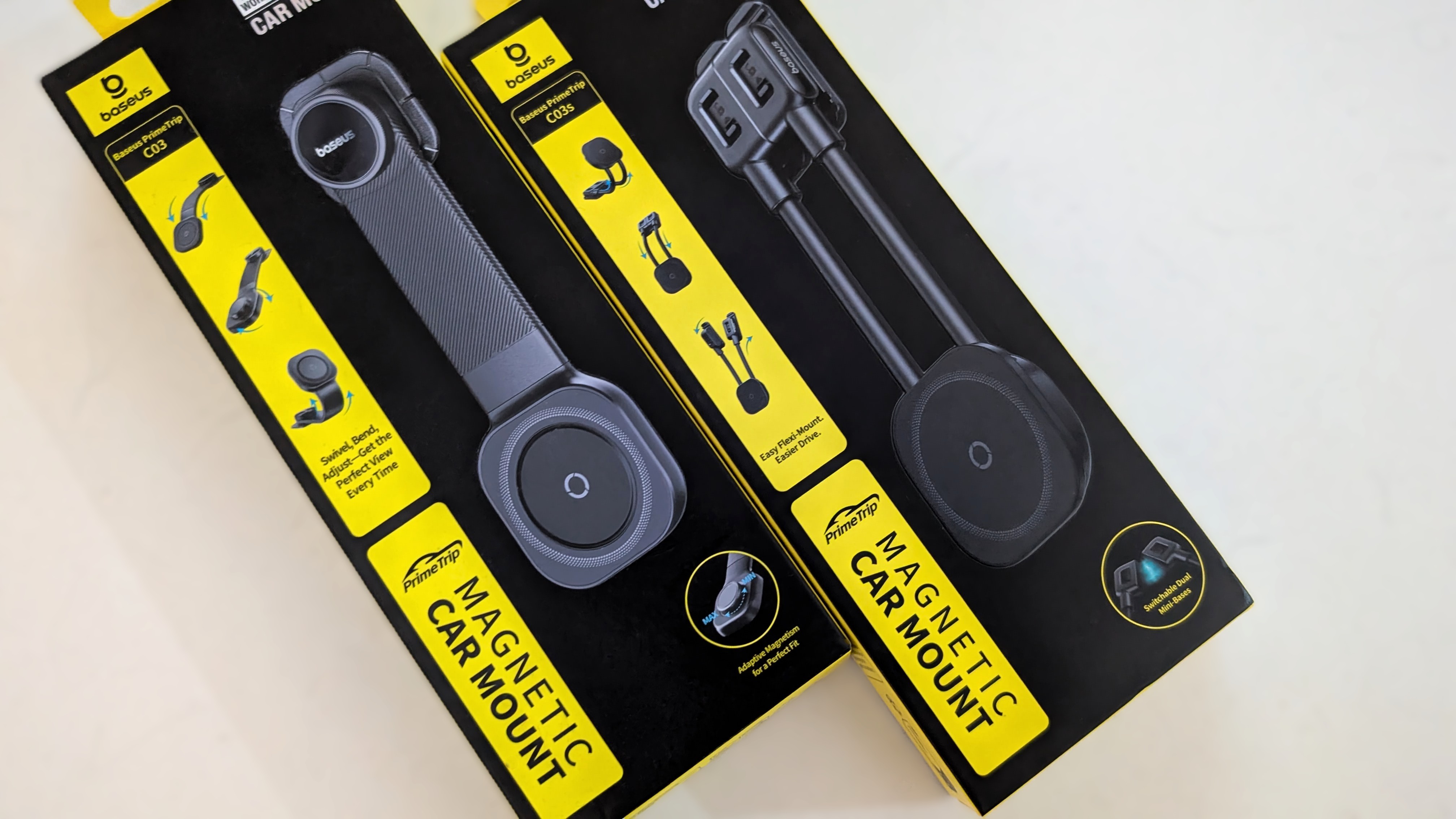 Baseus PrimeTrip C03 and C03s Magnetic Car Mounts