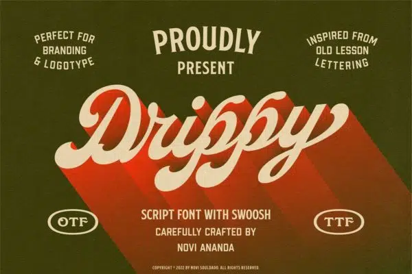 Drippy Font