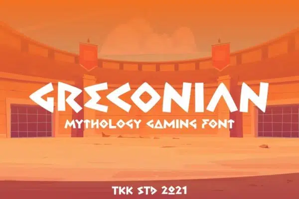 Greconian - Ancient Greek style font