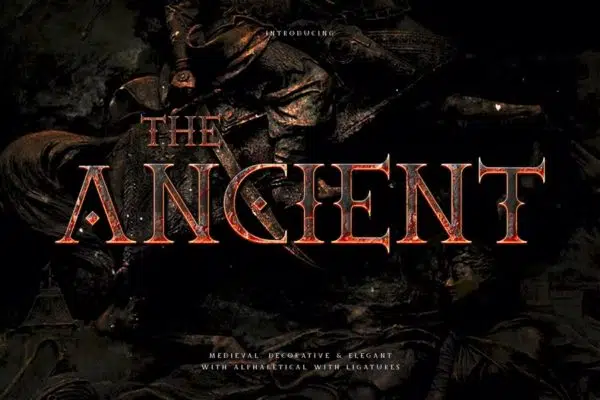 The Ancient - Medieval Sans Typeface