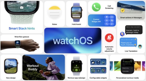 watchOS 26 features