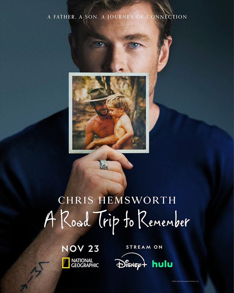 Chris Hemsworth: A Road Trip To Remember Doc Poster
