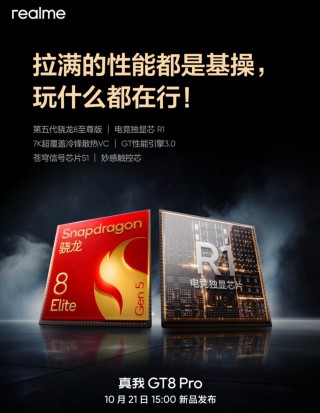 Realme GT 8 series teaser posters