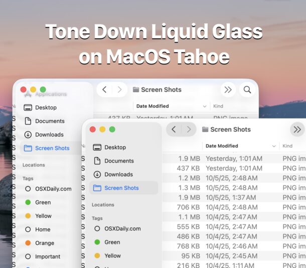 How to turn off Liquid Glass on macOS Tahoe as much as possible