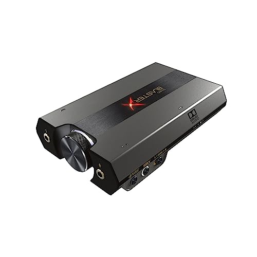 Sound BlasterX G6 Hi-Res 130dB 32bit/384kHz Gaming DAC, External USB Sound...