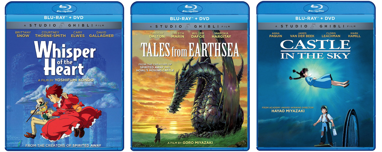 Studio Ghibli standard edition Blu-ray + DVD combo packs