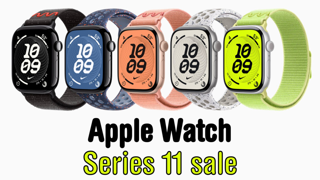 $100 discount drops Apple Watch Series 11 below Black Friday’s best price Marketing image of Apple Watches with the words