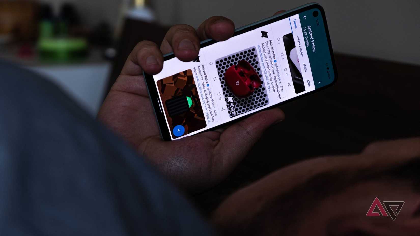 Doomscrolling scary Pixel 5 face