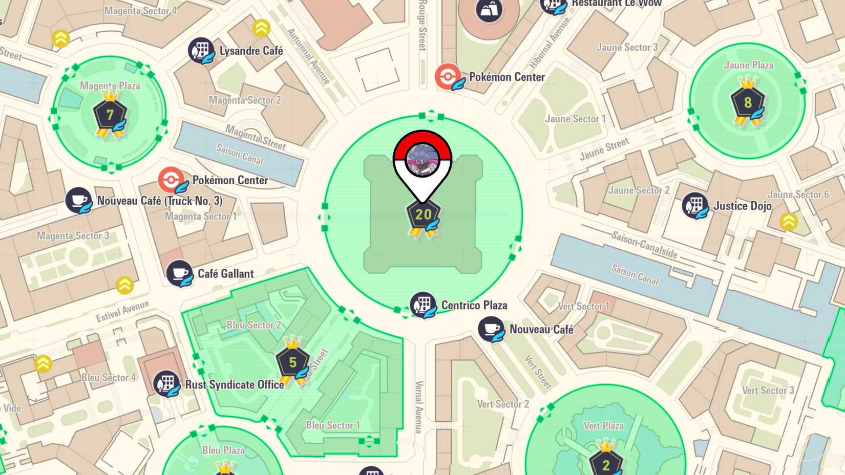 Malamar's location in Pokemon Legends: Z-A.